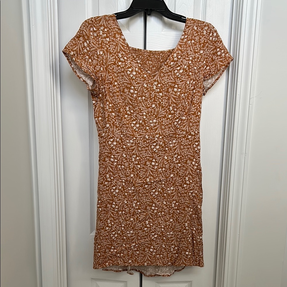 Old Navy Yellow Floral Dress